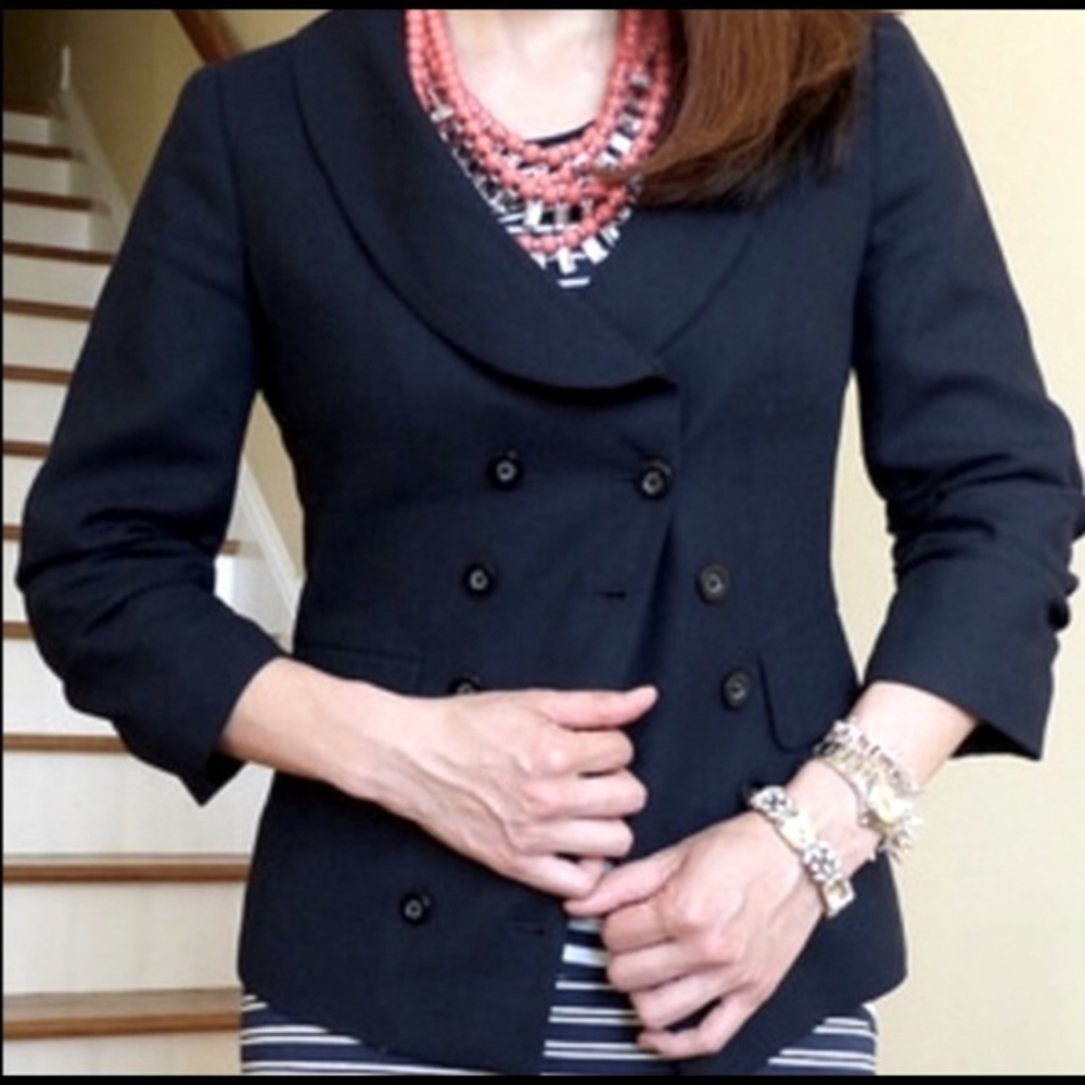 Anthropologie Sine‎ Brief Meeting Blazer 2